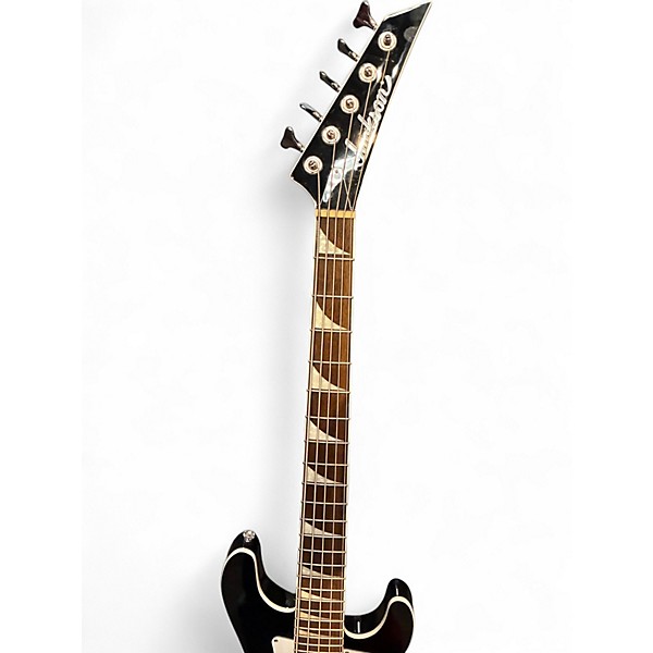 Used Jackson X Series CBXNT DX V Black and White Electric Bass Guitar