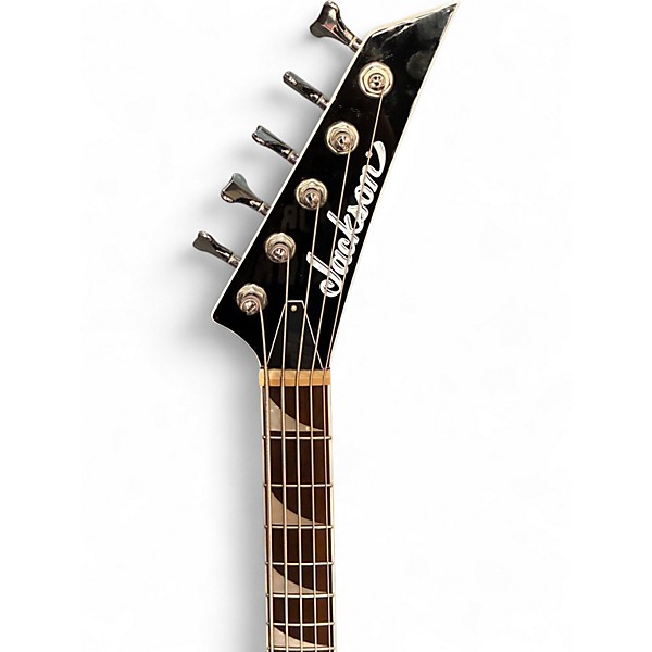 Used Jackson X Series CBXNT DX V Black and White Electric Bass Guitar