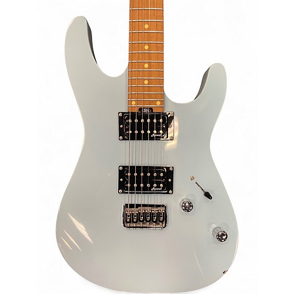 Used Harley Benton PRO SERIES Blue Solid Body Electric Guitar