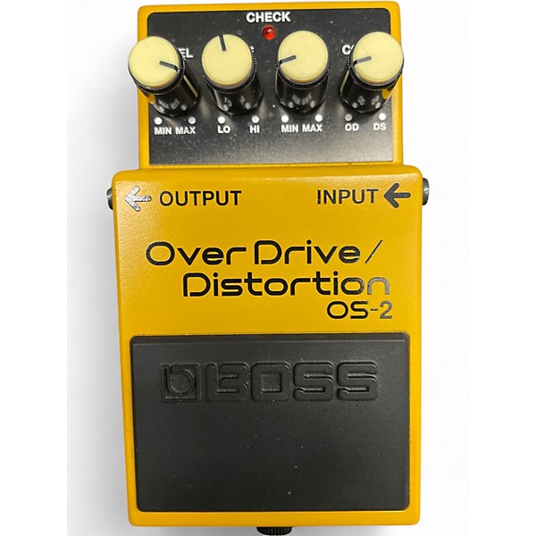 Used BOSS OS2 Overdrive Distortion Effect Pedal