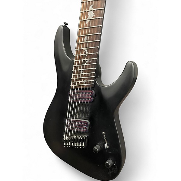 Used Schecter Guitar Research DAMIEN 8 MULTISCALE Satin Black Baritone Guitars