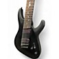 Used Schecter Guitar Research DAMIEN 8 MULTISCALE Satin Black Baritone Guitars