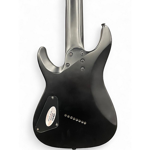 Used Schecter Guitar Research DAMIEN 8 MULTISCALE Satin Black Baritone Guitars