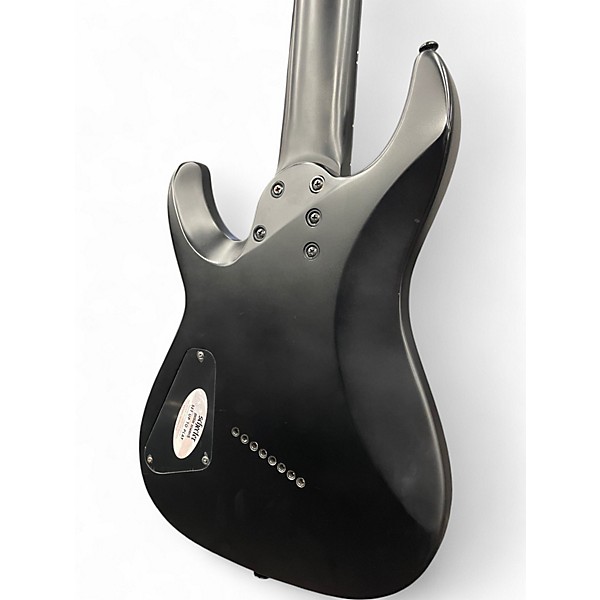 Used Schecter Guitar Research DAMIEN 8 MULTISCALE Satin Black Baritone Guitars