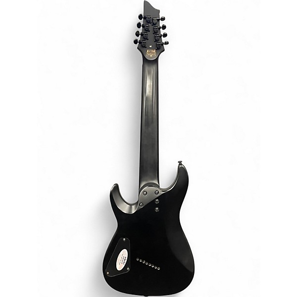 Used Schecter Guitar Research DAMIEN 8 MULTISCALE Satin Black Baritone Guitars