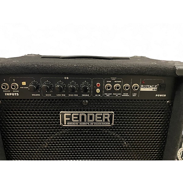 Used Fender Rumble 60 60W 1x12 Bass Combo Amp