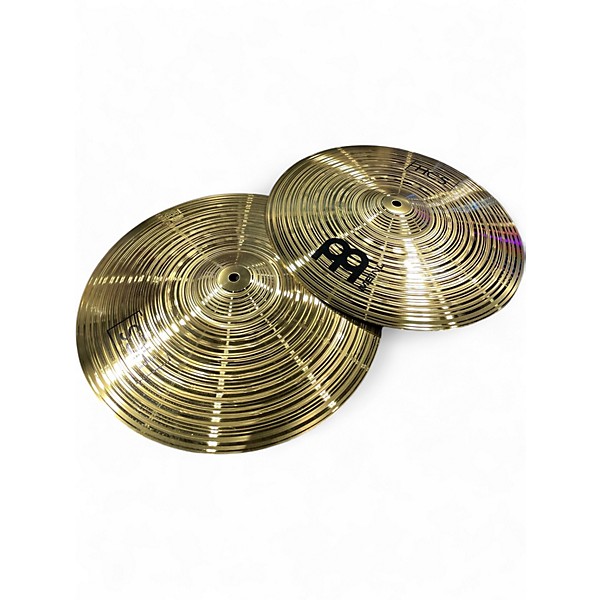 Used MEINL 14in HCS Hi Hat Pair Cymbal