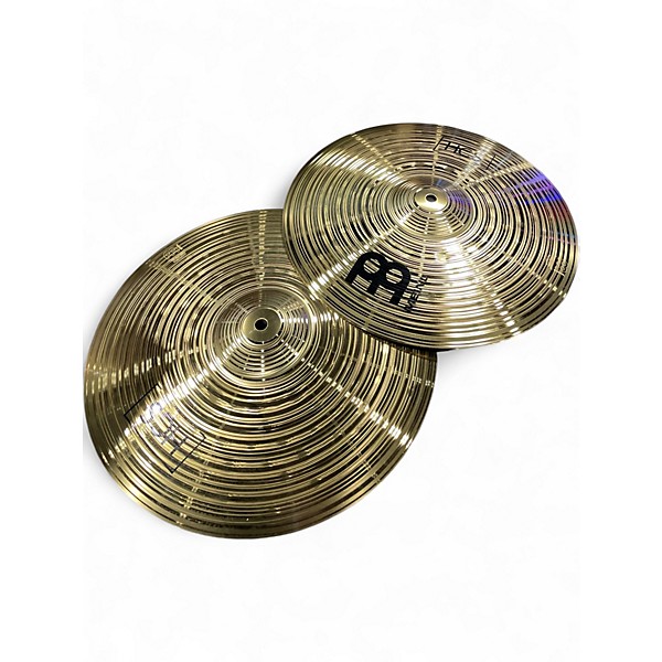 Used MEINL 14in HCS Hi Hat Pair Cymbal
