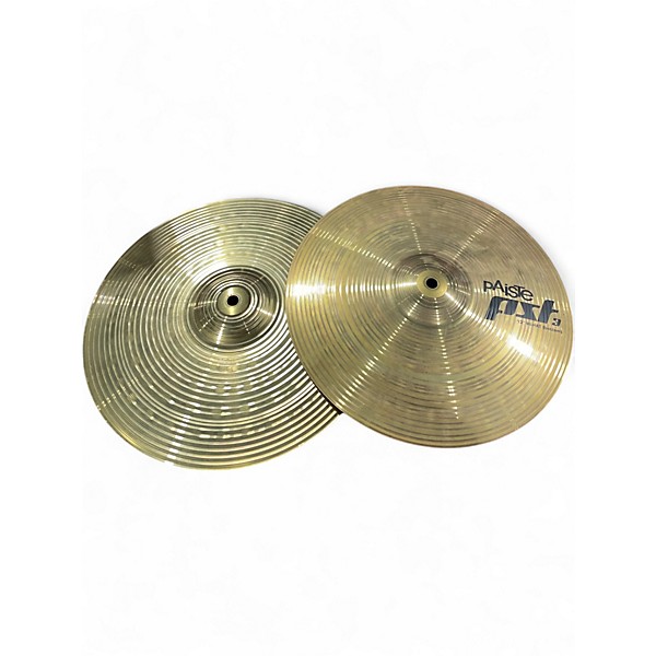 Used Paiste 13in PST3 Hi Hat Pair Cymbal