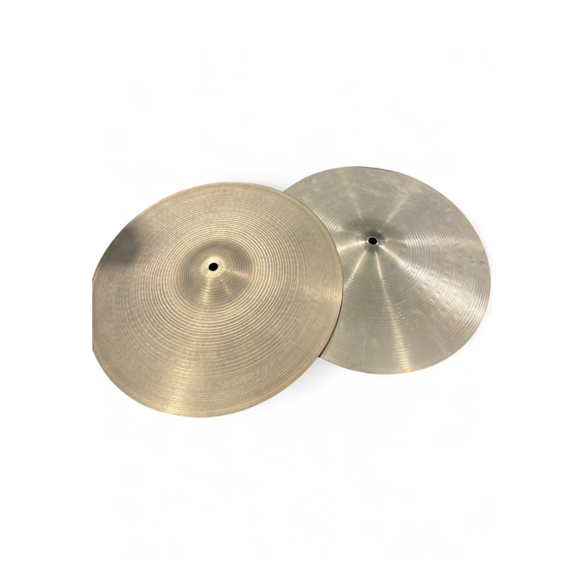 Used Zildjian 14in Vintage Stamped Avedis Hi-Hat Pair Cymbal 33