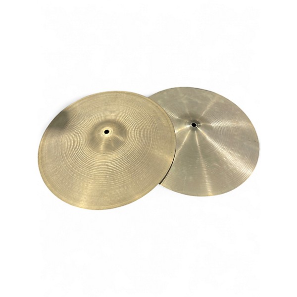 Used Zildjian 14in Vintage Stamped Avedis Hi-Hat Pair Cymbal
