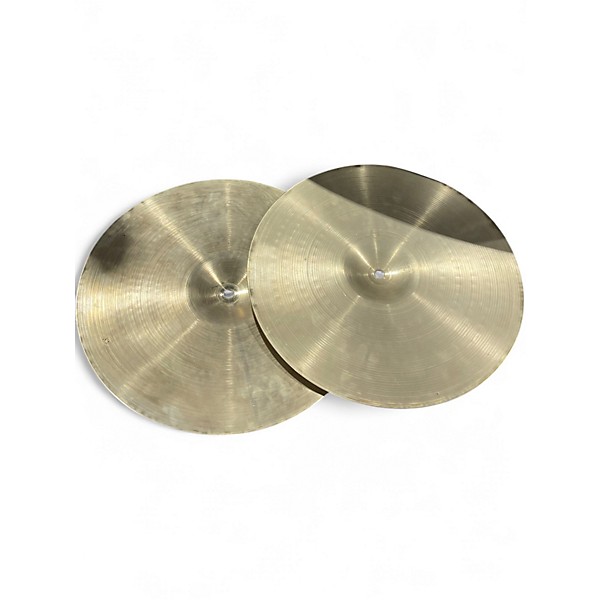 Used Zildjian 14in Vintage Stamped Avedis Hi-Hat Pair Cymbal