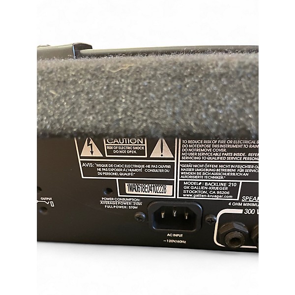 Used Gallien-Krueger backline 210 Bass Combo Amp