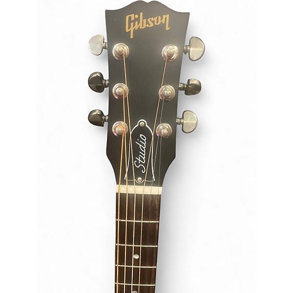 Used Gibson J45 Studio Ebony Acoustic Electric Guitar