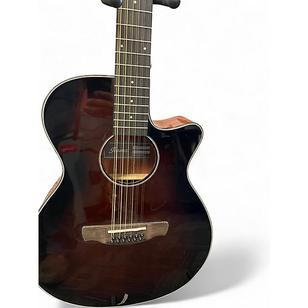 Used Ibanez AEG 12 String Violin Sunburst 12 String Acoustic Guitar
