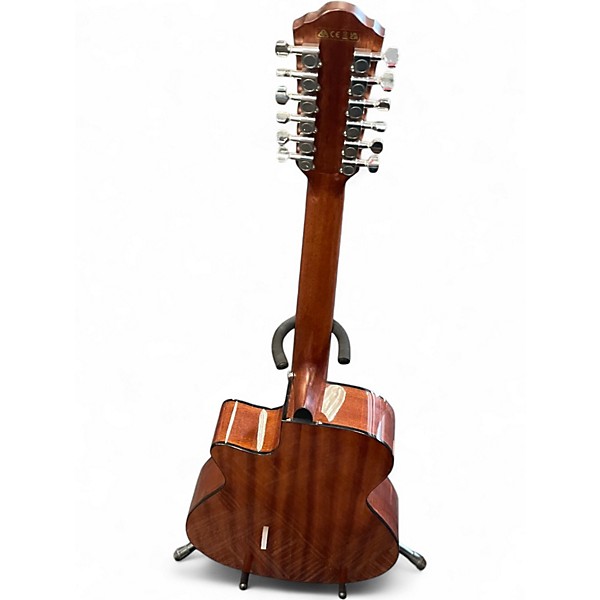 Used Ibanez AEG 12 String Violin Sunburst 12 String Acoustic Guitar
