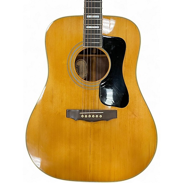 Vintage 1976 Guild D55 Natural Acoustic Guitar