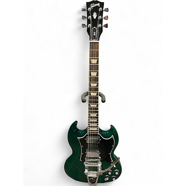 Used Gibson SG Standard w/ Bigsby Translucent Teal Solid Body Electric Guitar