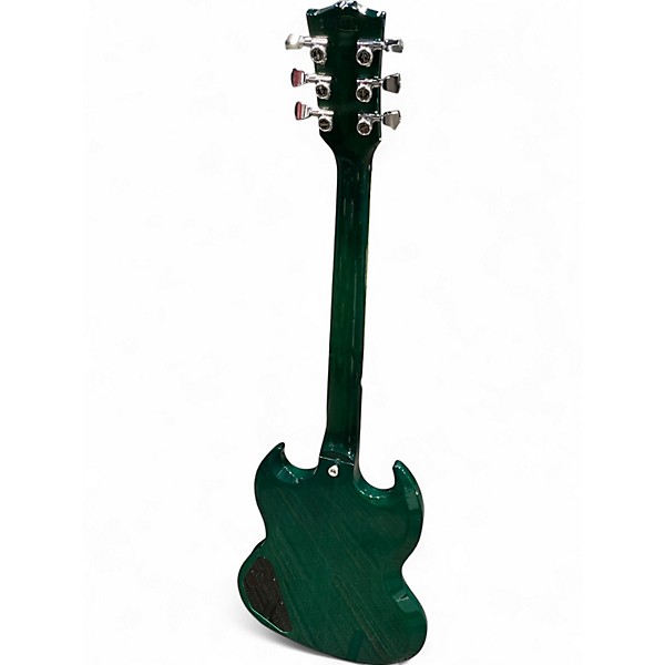 Used Gibson SG Standard w/ Bigsby Translucent Teal Solid Body Electric Guitar