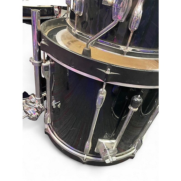 Used 2018 TAMA 4 Piece Rockstar Black Drum Kit