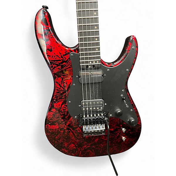 Used Schecter Guitar Research Sun Valley Super Shredder FR S Sustaniac RED REIGN Solid Body Electric Guitar