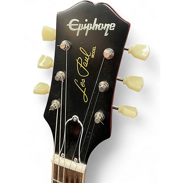 Used Epiphone Standard Outfit Les Paul 2 Tone Sunburst Solid Body Electric Guitar