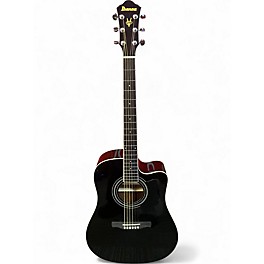 Used Ibanez V70CE Black Acoustic Electric Guitar