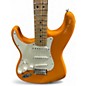 Used Fender Player Stratocaster Left Handed Capri Orange Solid Body Electric Guitar