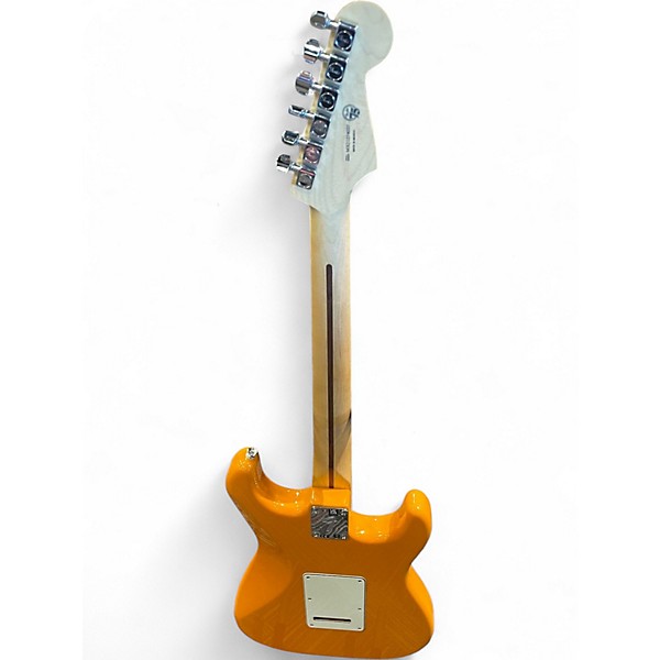 Used Fender Player Stratocaster Left Handed Capri Orange Solid Body Electric Guitar