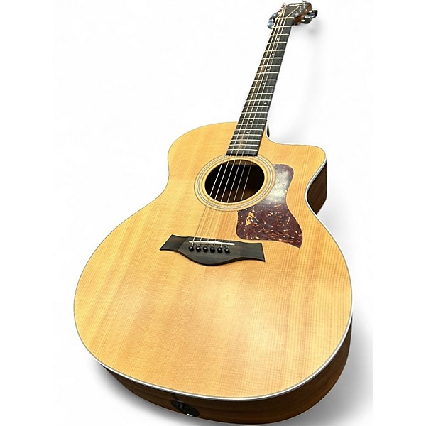 Used Taylor 214CE Koa Natural Acoustic Electric Guitar