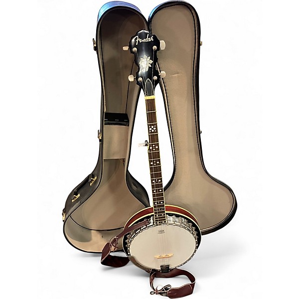 Used Fender FB54 5 String Natural Banjo