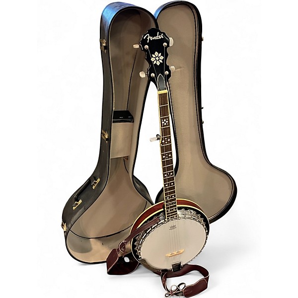 Used Fender FB54 5 String Natural Banjo