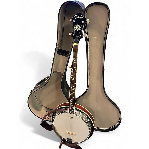 Used Fender FB54 5 String Natural Banjo