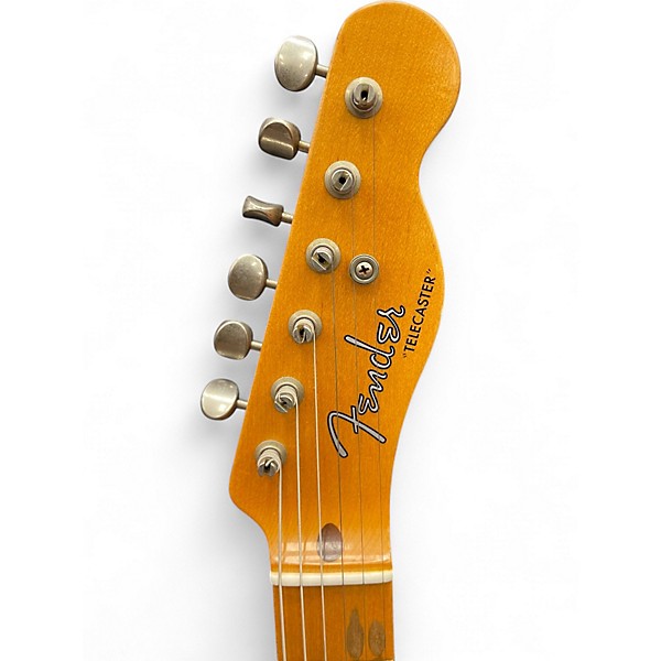 Used Fender Custom Shop Telecaster Worn White Solid Body Electric Guitar