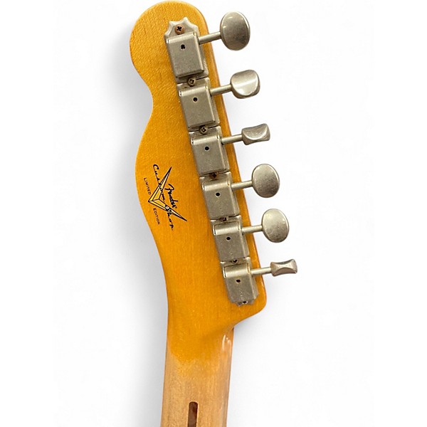 Used Fender Custom Shop Telecaster Worn White Solid Body Electric Guitar