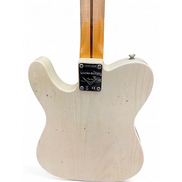 Used Fender Custom Shop Telecaster Worn White Solid Body Electric Guitar