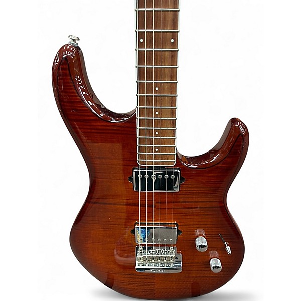 Used Ernie Ball Music Man Luke III BFR Ball Family Reserve Hazel Burst Solid Body Electric Guitar