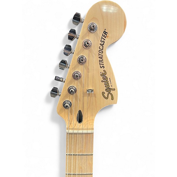 Used Squier Affinity Series Starcaster Metallic Blue Hollow Body Electric Guitar