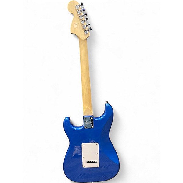 Used Squier Affinity Series Starcaster Metallic Blue Hollow Body Electric Guitar