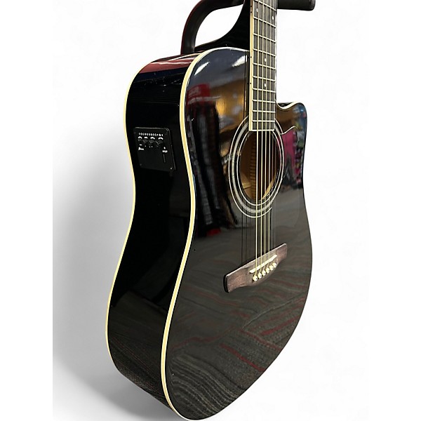 Used Ibanez V70CE Black Acoustic Electric Guitar