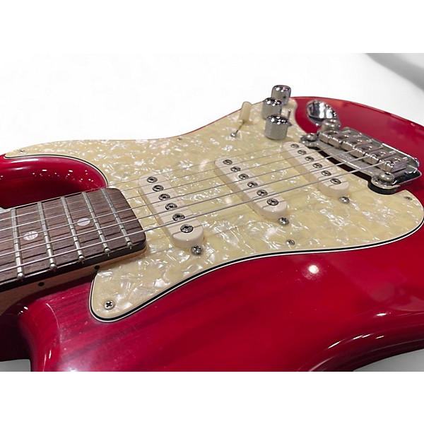 Used G&L S500 Trans Crimson Red Solid Body Electric Guitar