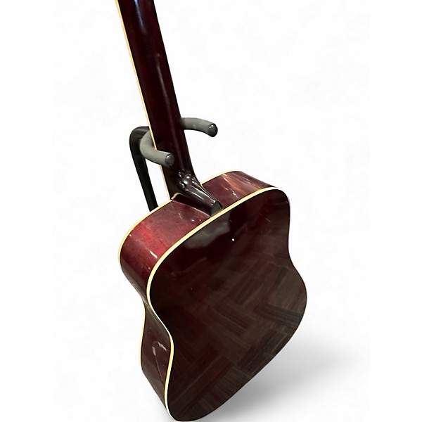Used Trump Ts21 Red Acoustic Guitar
