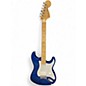 Used Fender Deluxe Stratocaster Blue Solid Body Electric Guitar thumbnail