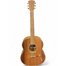 Used Cole Clark LL2E-BLBL-HUM Natural Acoustic Electric Guitar