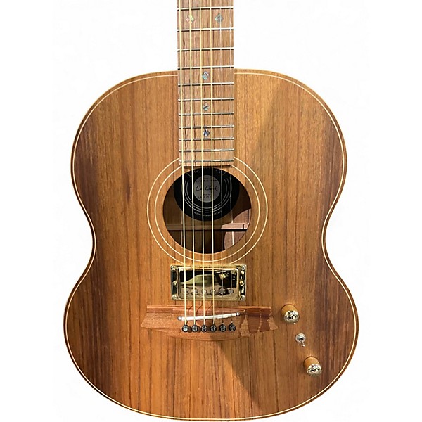 Used Cole Clark LL2E-BLBL-HUM Natural Acoustic Electric Guitar