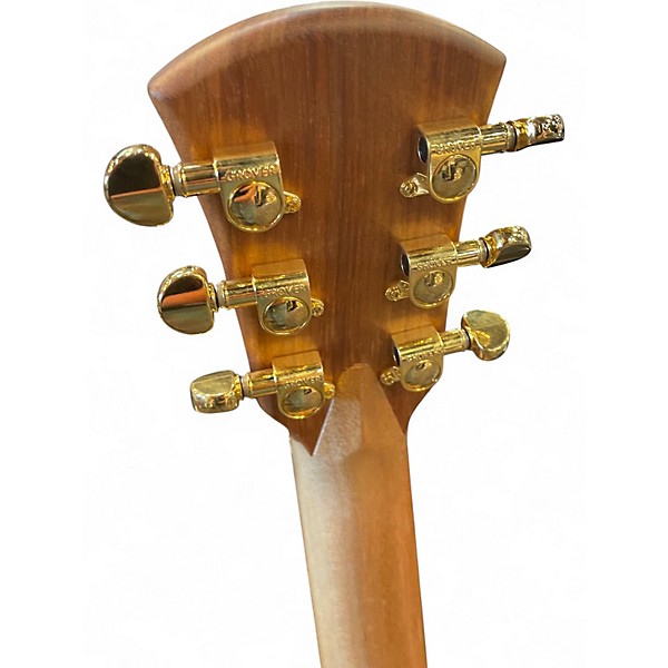 Used Cole Clark LL2E-BLBL-HUM Natural Acoustic Electric Guitar