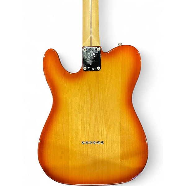 Used Fender Deluxe Telecaster 2 Color Sunburst Solid Body Electric Guitar