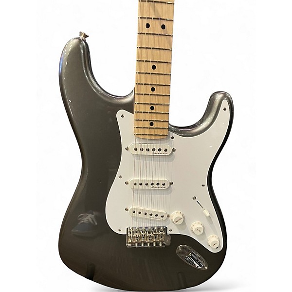 Used Fender Eric Clapton Signature Stratocaster Pewter Solid Body Electric Guitar