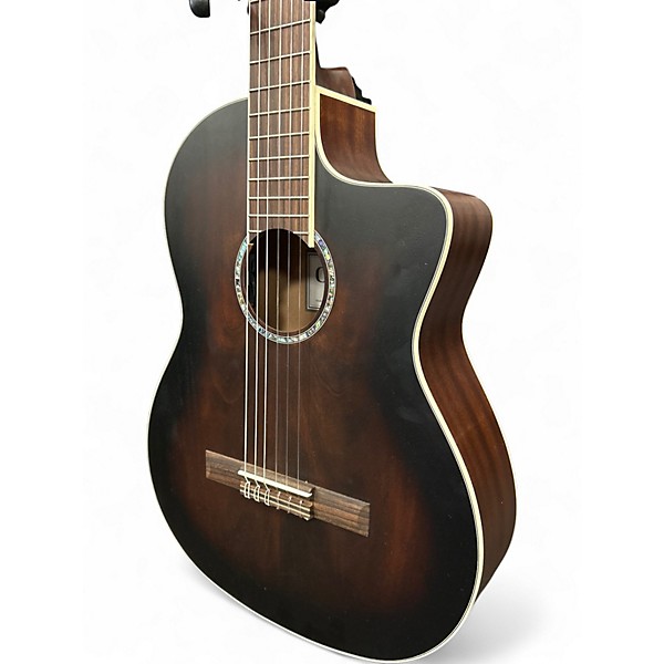 Used Cordoba C4-CE brown burst Classical Acoustic Electric Guitar