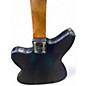 Used Unbranded PARTSCASTER Midnight Blue Metallic Solid Body Electric Guitar